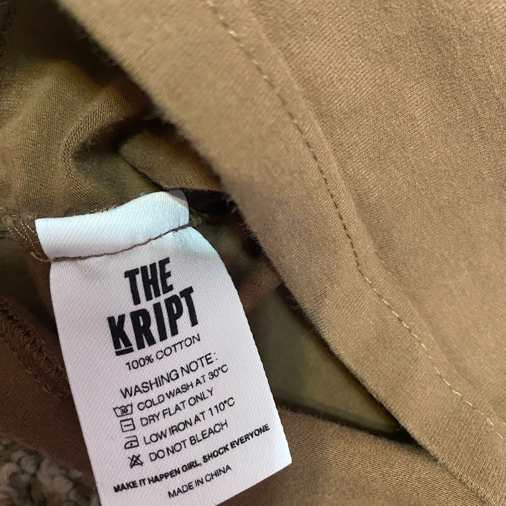 The Kript Brown Crop Top - Picture 3 of 4